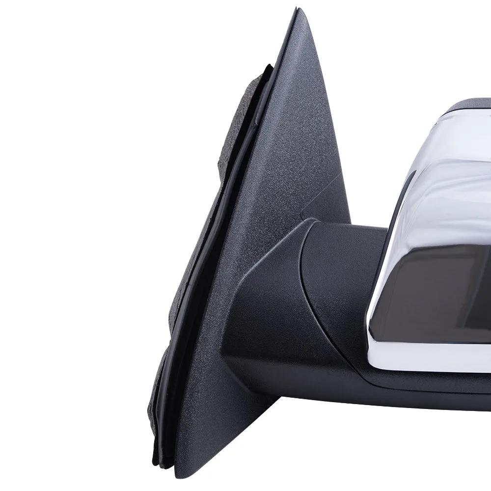 2009-2012 Ford Flex Power Mirror Chrome Cover With Heat-Puddle Light-Memory LH