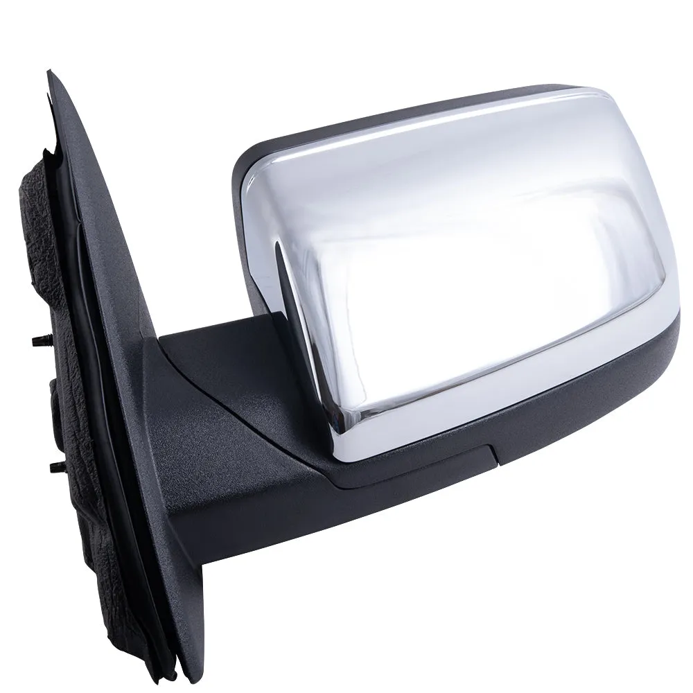 2009-2012 Ford Flex Power Mirror Chrome Cover With Heat-Puddle Light-Memory LH