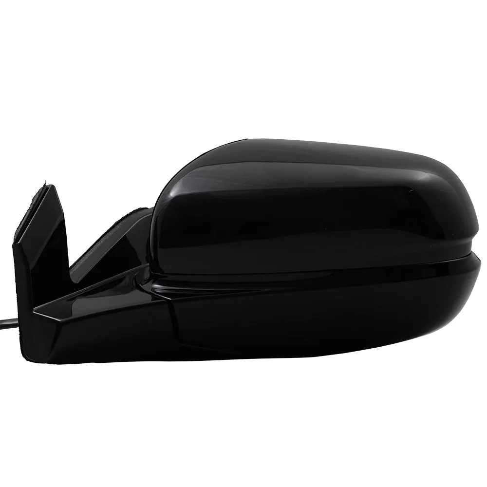 2017-2020 Honda Ridgeline Black Edition/RTL-E Power Door Mirror Assembly Paint To Match Black Manual Folding With Heat-Memory Without Signal-Auto Dimming LH