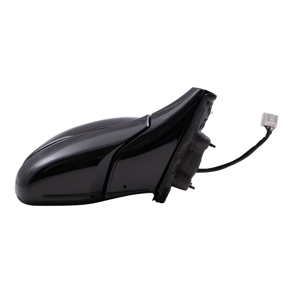 2019-2022 Honda Pilot Elite/Black Edition Power Mirror Assembly Paint To Match Black Power Folding With Heat-Signal-Memory Without Auto Dimming-Side View Camera RH 2019-2023 Honda Passport Elite