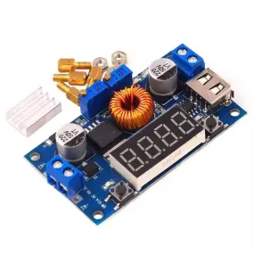 5A XL4015 constant voltage constant current step-down power supply module voltage and current display LED drive lithium battery charging