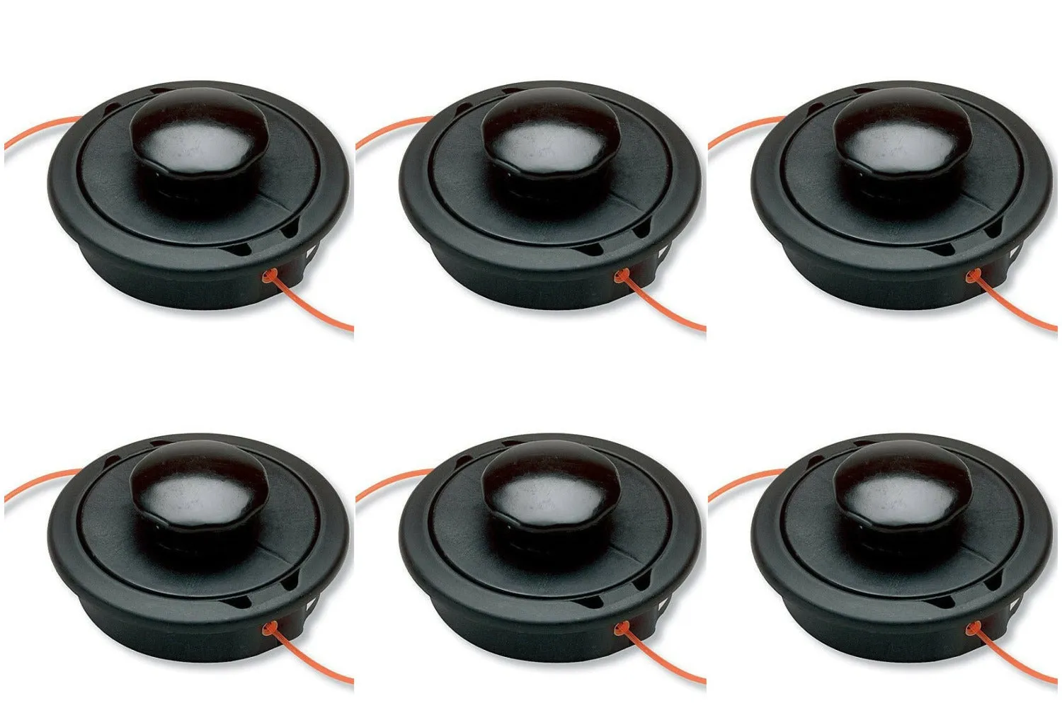 (6 Pack) Echo 'ECHOmatic Pro' String-Trimmer Head Fits ALL SRM Models 21560031