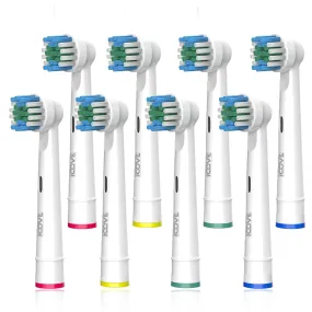 8X Electric Toothbrush Heads, ICOVE Compatible with Oral-B Braun Electric Toothbrush, Precision Clean Professional Brush Replacement Head for Oral B (8 Count, Pack of 1) 8 Count (Pack of 1)