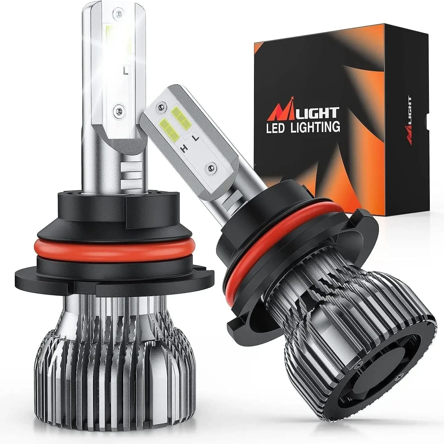 9004/HB1 LED Headlight Bulbs E20 Series 50W 10000LM 6000K IP67 | 2 BULBS