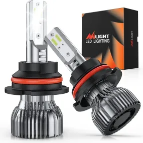 9004/HB1 LED Headlight Bulbs E20 Series 50W 10000LM 6000K IP67 | 2 BULBS