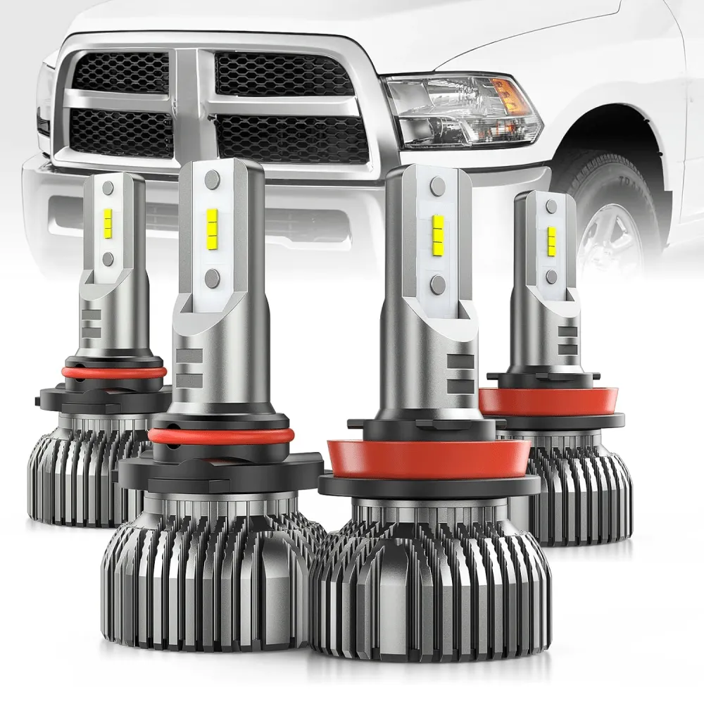 9005/HB3 LED Headlight Bulbs E20 Series 50W 10000LM 6000K IP67 | 2 BULBS