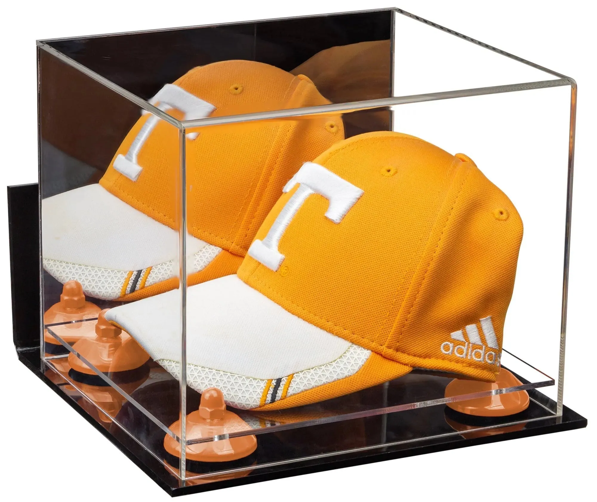 Acrylic Baseball Cap Display Case - Mirror Wall Mounts (V21/A006)