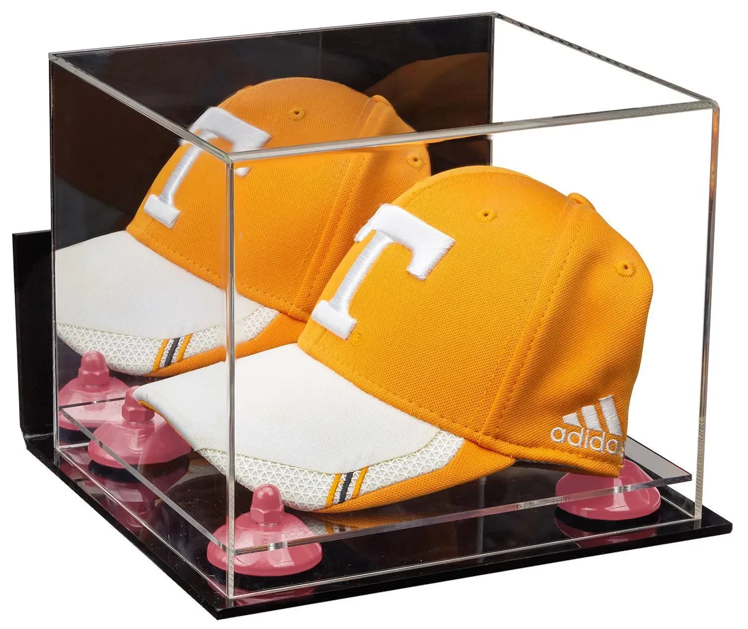 Acrylic Baseball Cap Display Case - Mirror Wall Mounts (V21/A006)