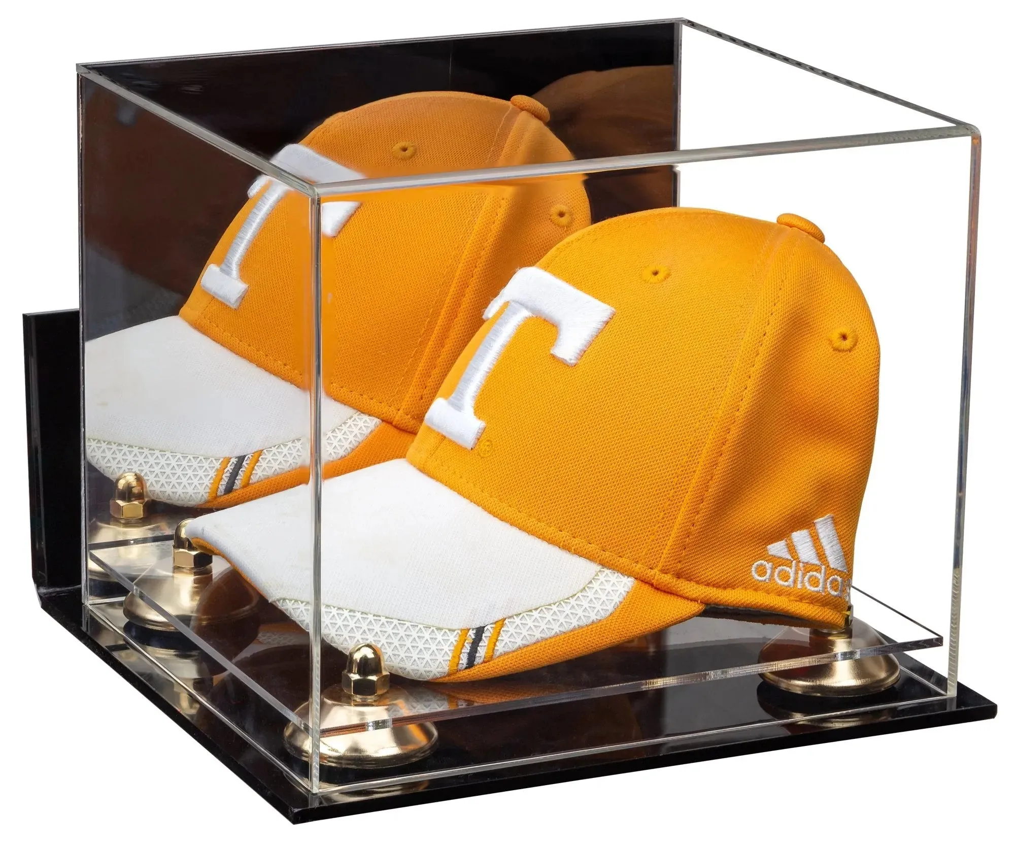 Acrylic Baseball Cap Display Case - Mirror Wall Mounts (V21/A006)