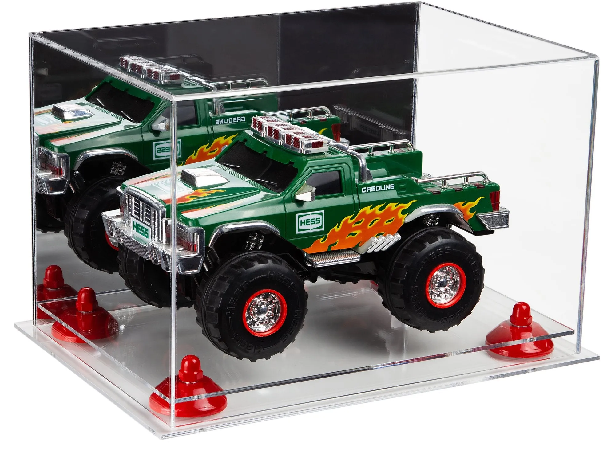 Acrylic Versatile Display Case 12 X 8.25 X 8 - Mirror no Wall Mounts (V41/A004)