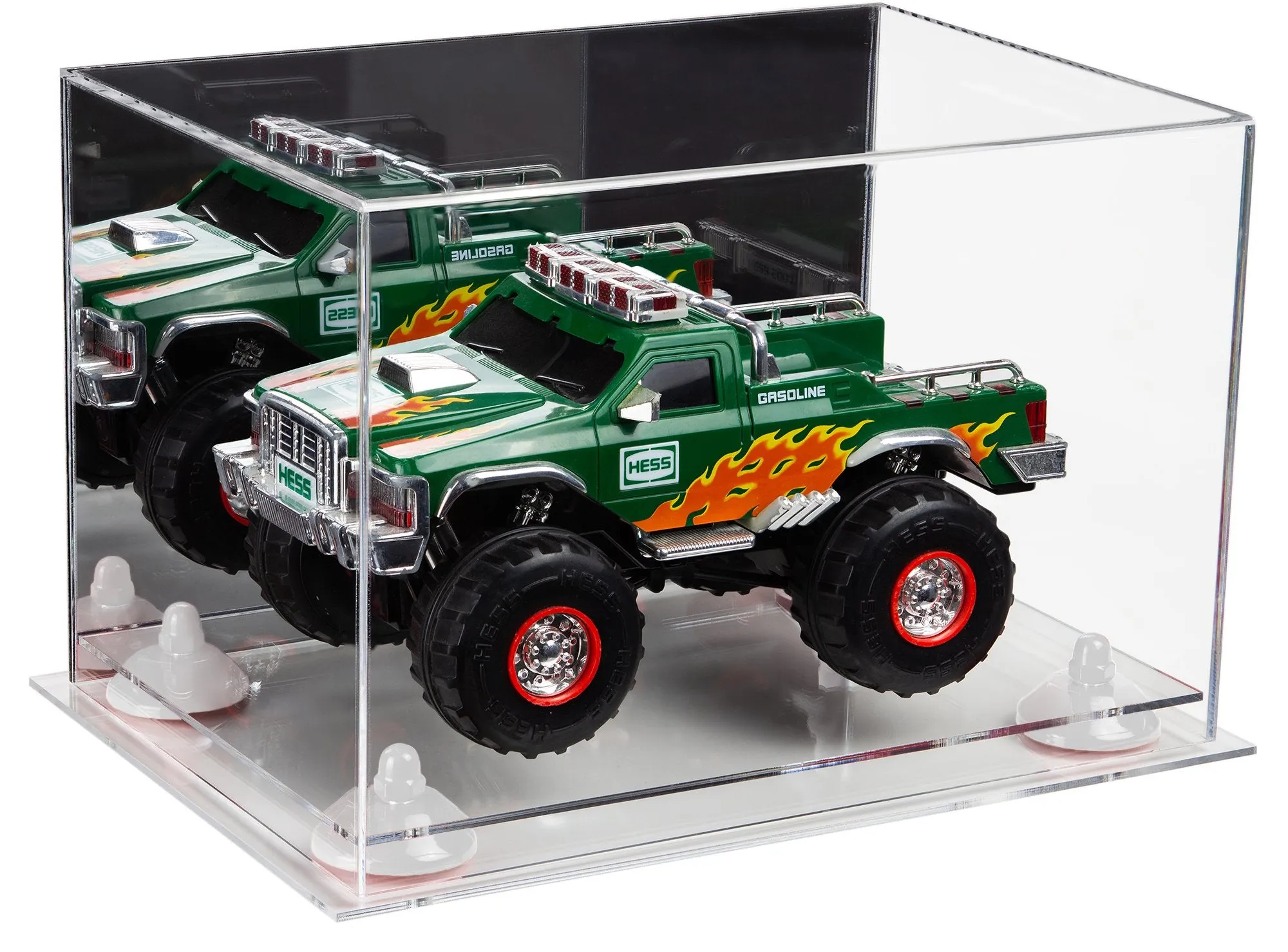 Acrylic Versatile Display Case 12 X 8.25 X 8 - Mirror no Wall Mounts (V41/A004)