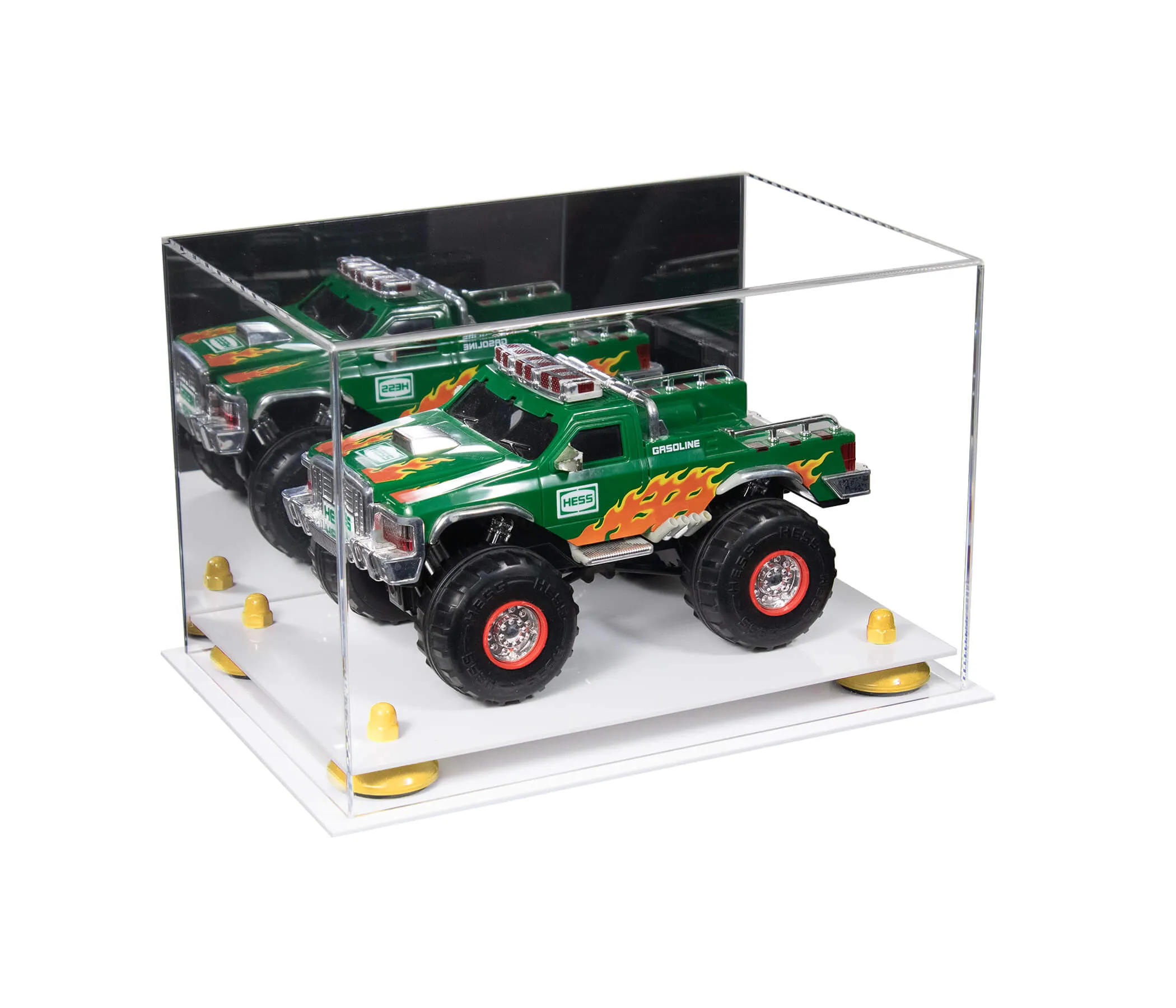Acrylic Versatile Display Case 12 X 8.25 X 8 - Mirror no Wall Mounts (V41/A004)