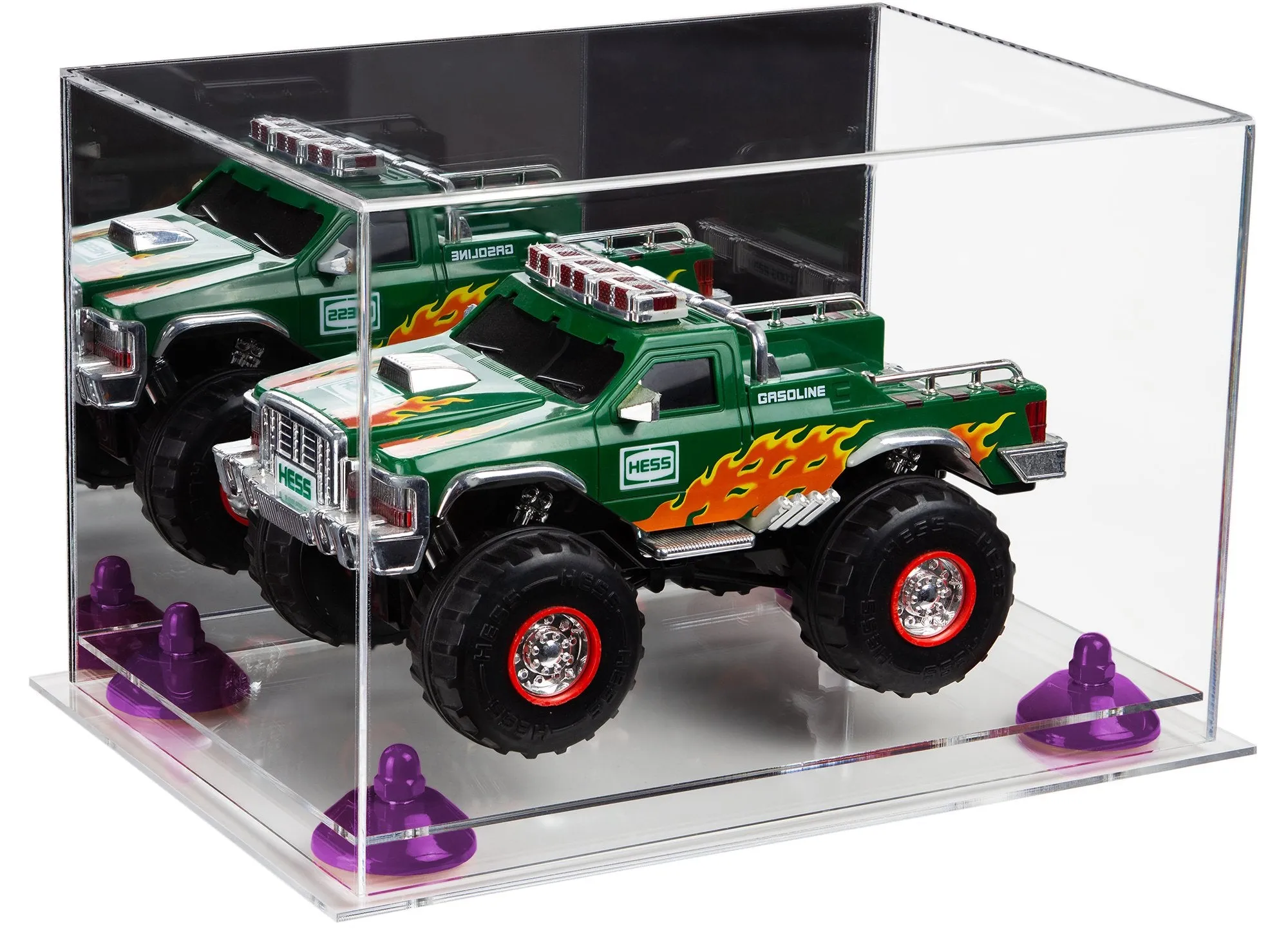 Acrylic Versatile Display Case 12 X 8.25 X 8 - Mirror no Wall Mounts (V41/A004)