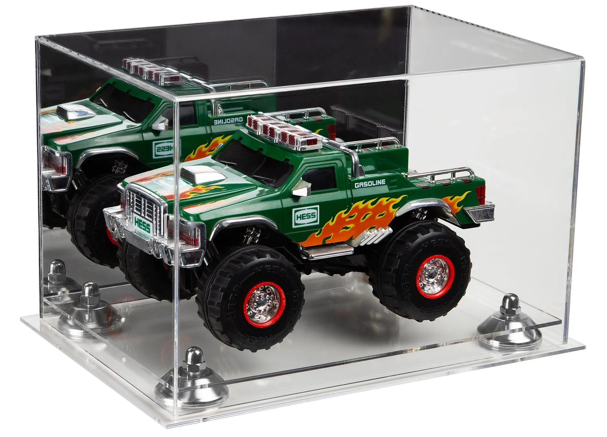 Acrylic Versatile Display Case 12 X 8.25 X 8 - Mirror no Wall Mounts (V41/A004)