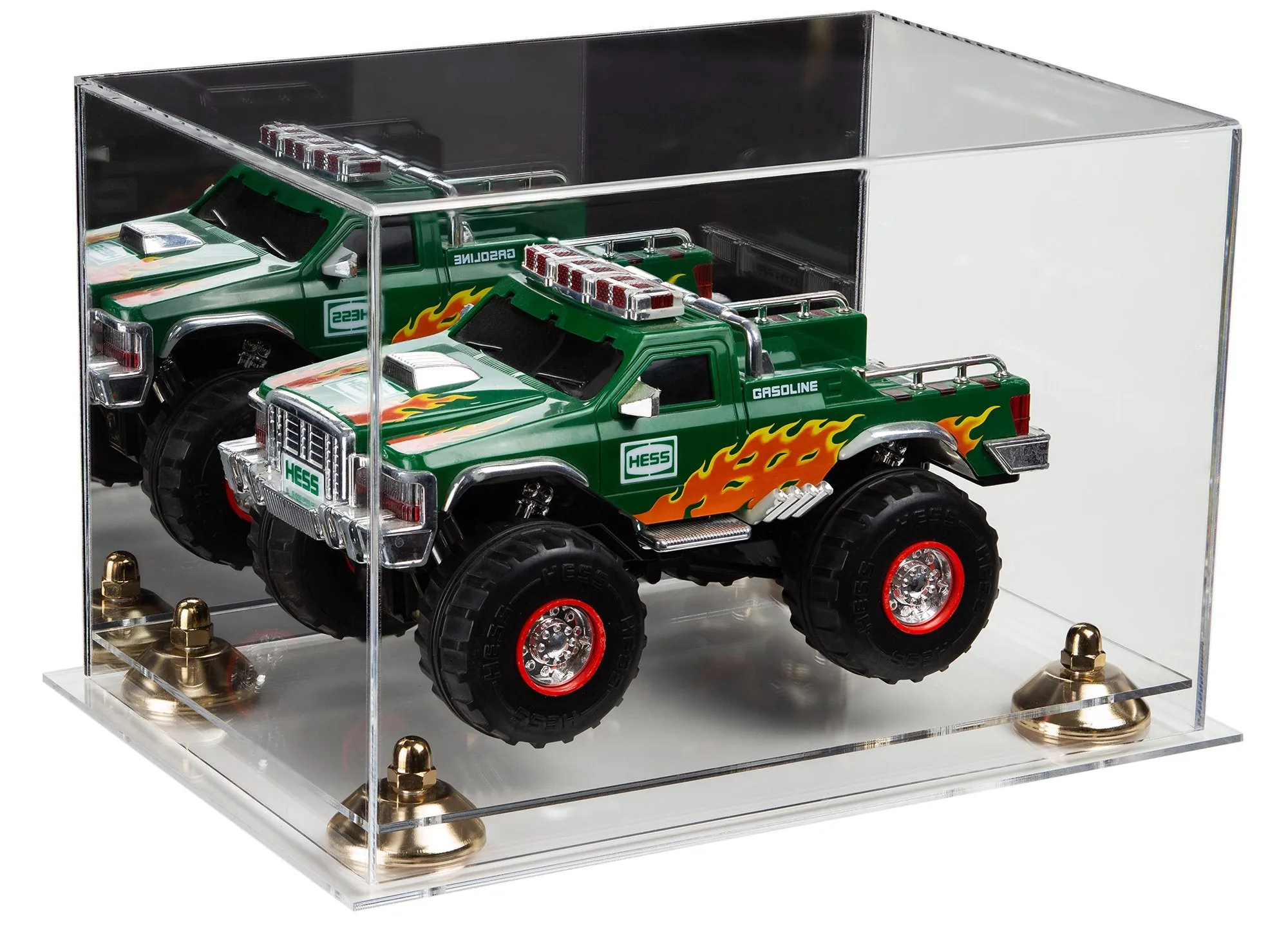 Acrylic Versatile Display Case 12 X 8.25 X 8 - Mirror no Wall Mounts (V41/A004)