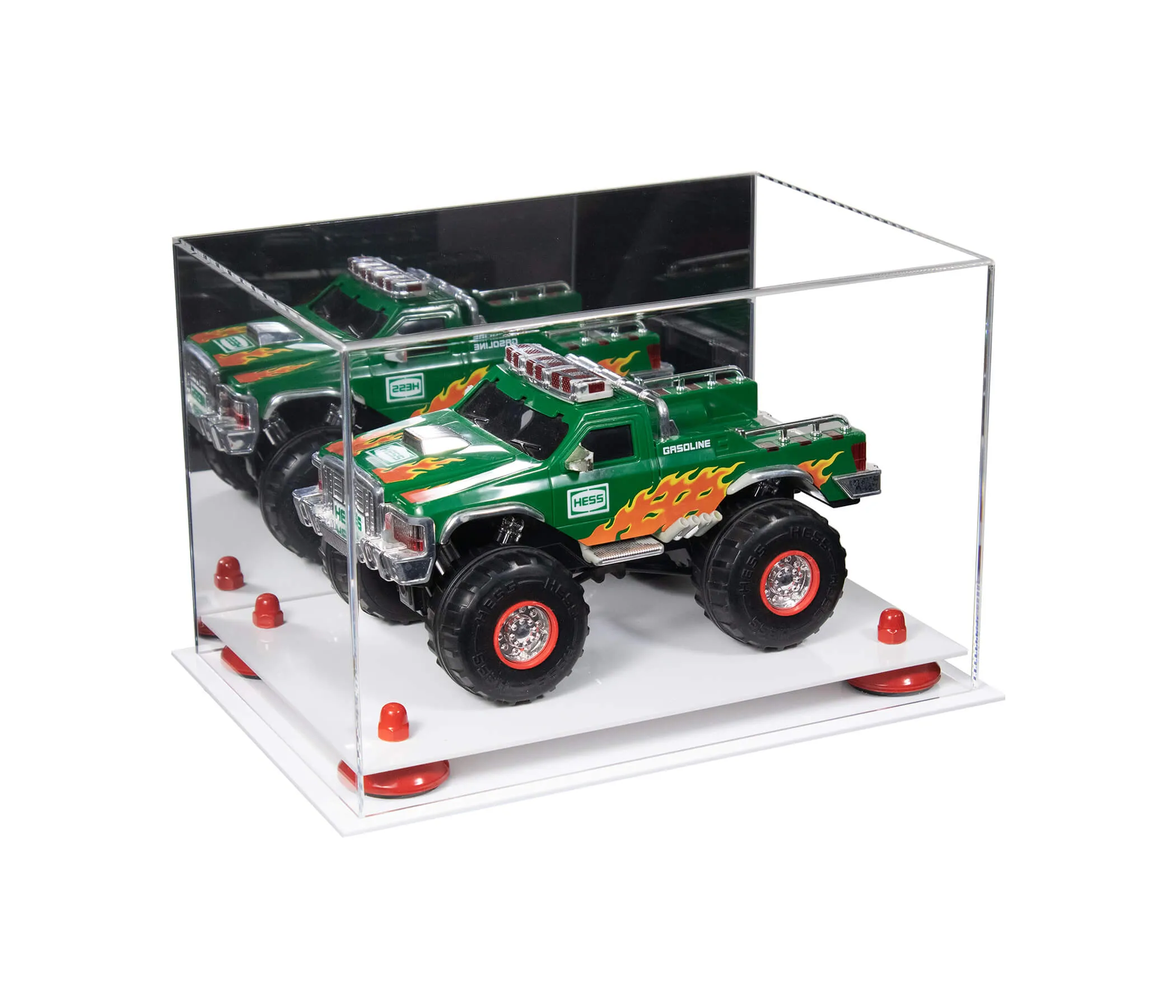 Acrylic Versatile Display Case 12 X 8.25 X 8 - Mirror no Wall Mounts (V41/A004)