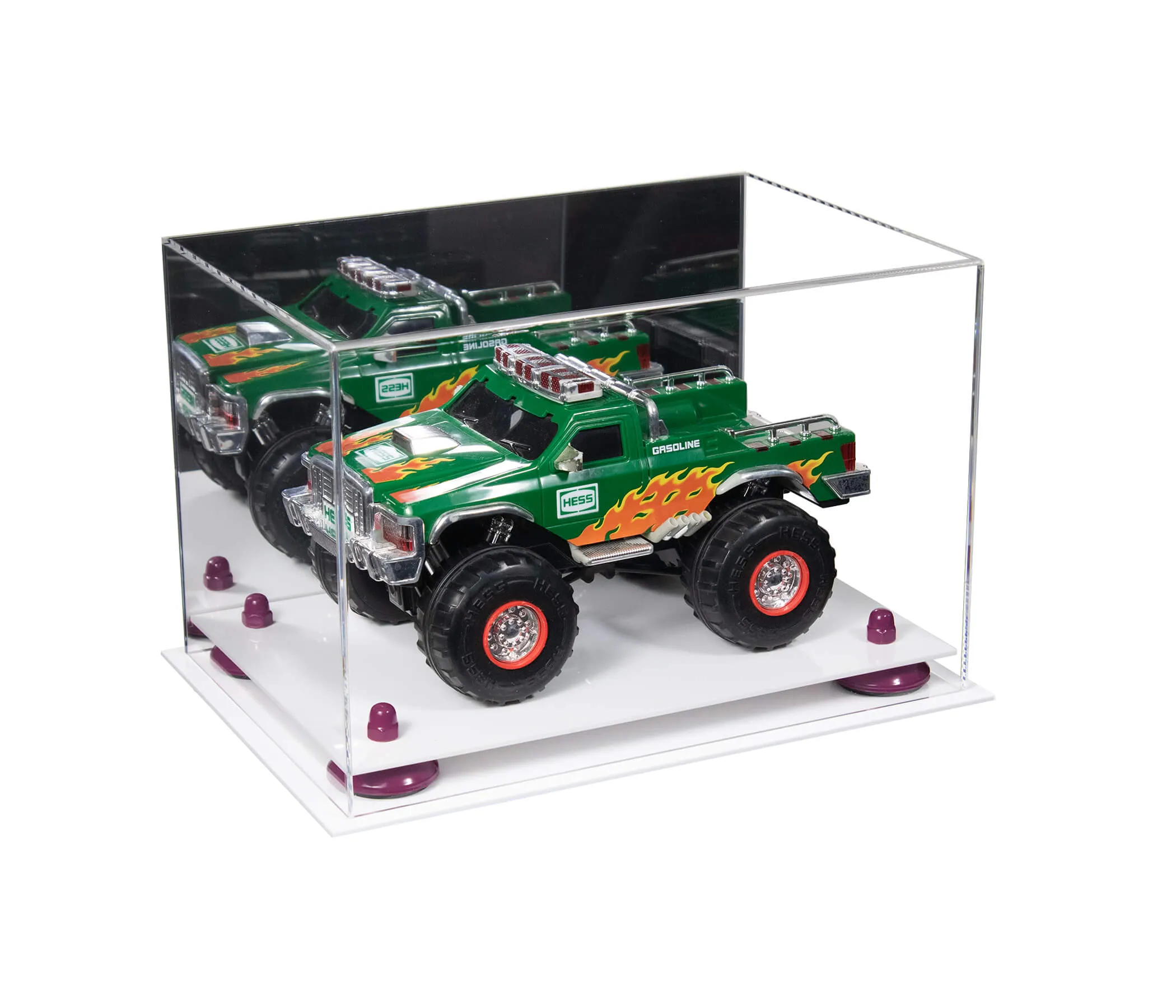 Acrylic Versatile Display Case 12 X 8.25 X 8 - Mirror no Wall Mounts (V41/A004)