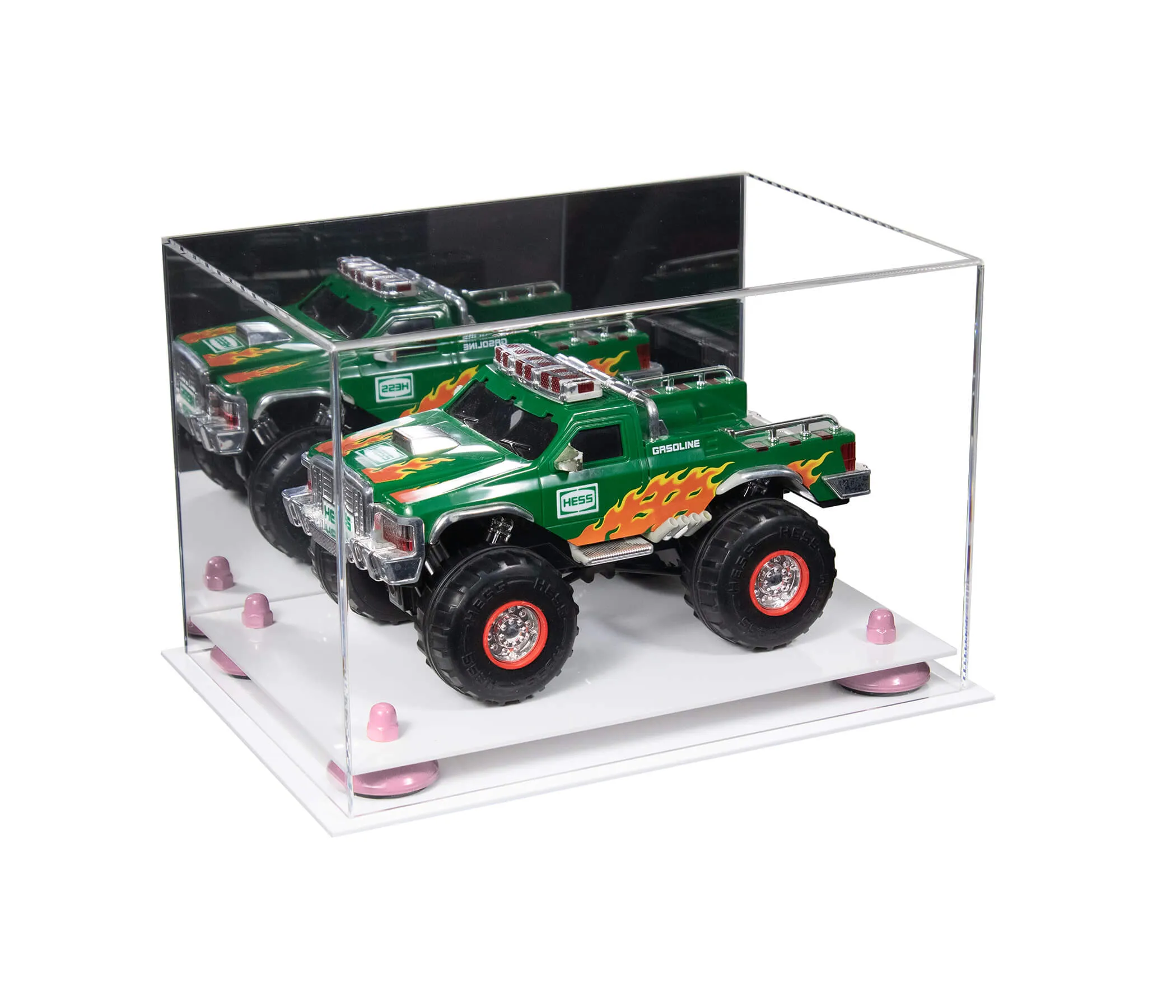 Acrylic Versatile Display Case 12 X 8.25 X 8 - Mirror no Wall Mounts (V41/A004)