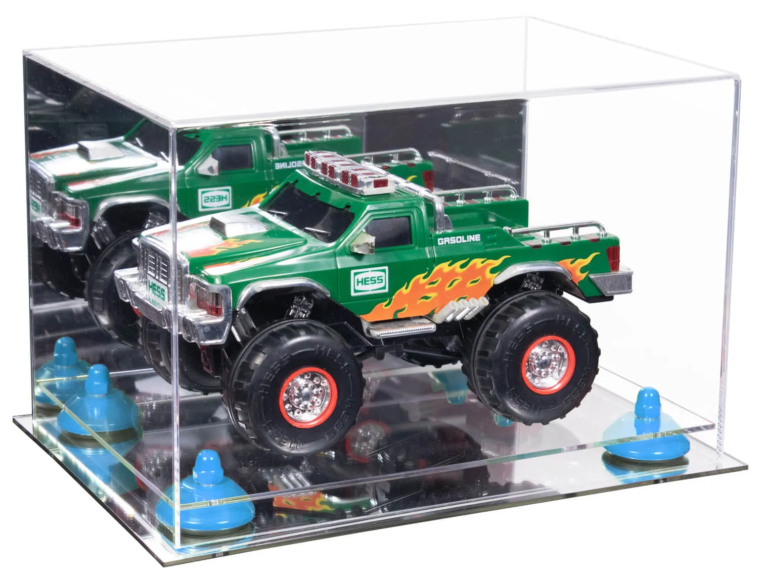 Acrylic Versatile Display Case 12 X 8.25 X 8 - Mirror no Wall Mounts (V41/A004)