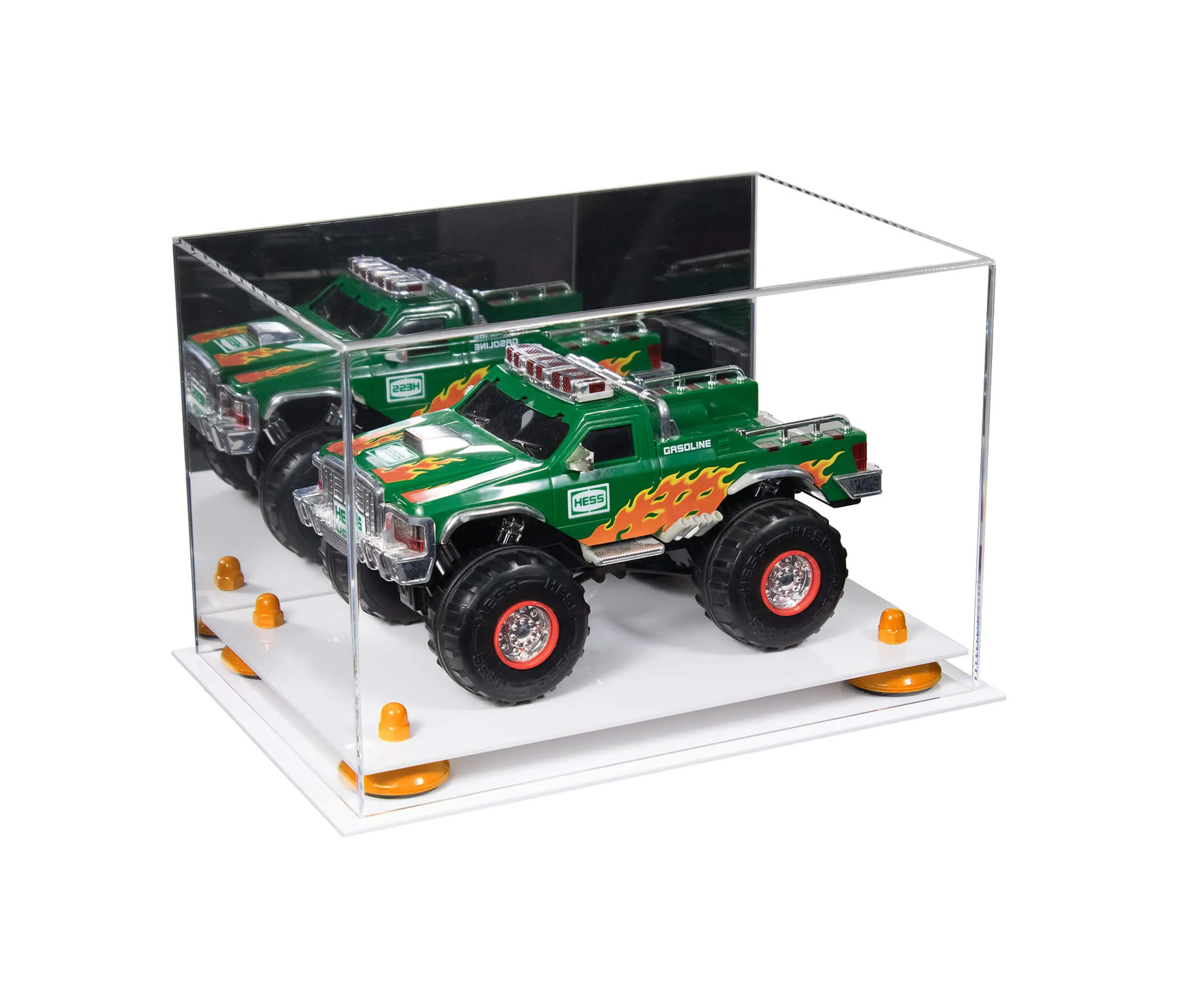 Acrylic Versatile Display Case 12 X 8.25 X 8 - Mirror no Wall Mounts (V41/A004)