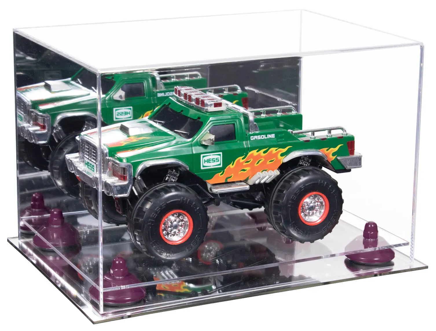 Acrylic Versatile Display Case 12 X 8.25 X 8 - Mirror no Wall Mounts (V41/A004)