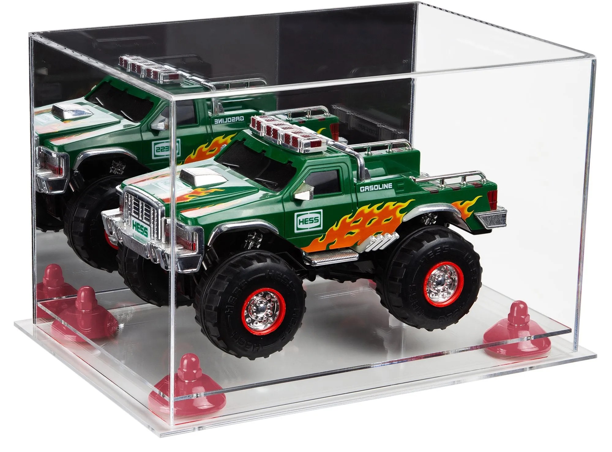 Acrylic Versatile Display Case 12 X 8.25 X 8 - Mirror no Wall Mounts (V41/A004)