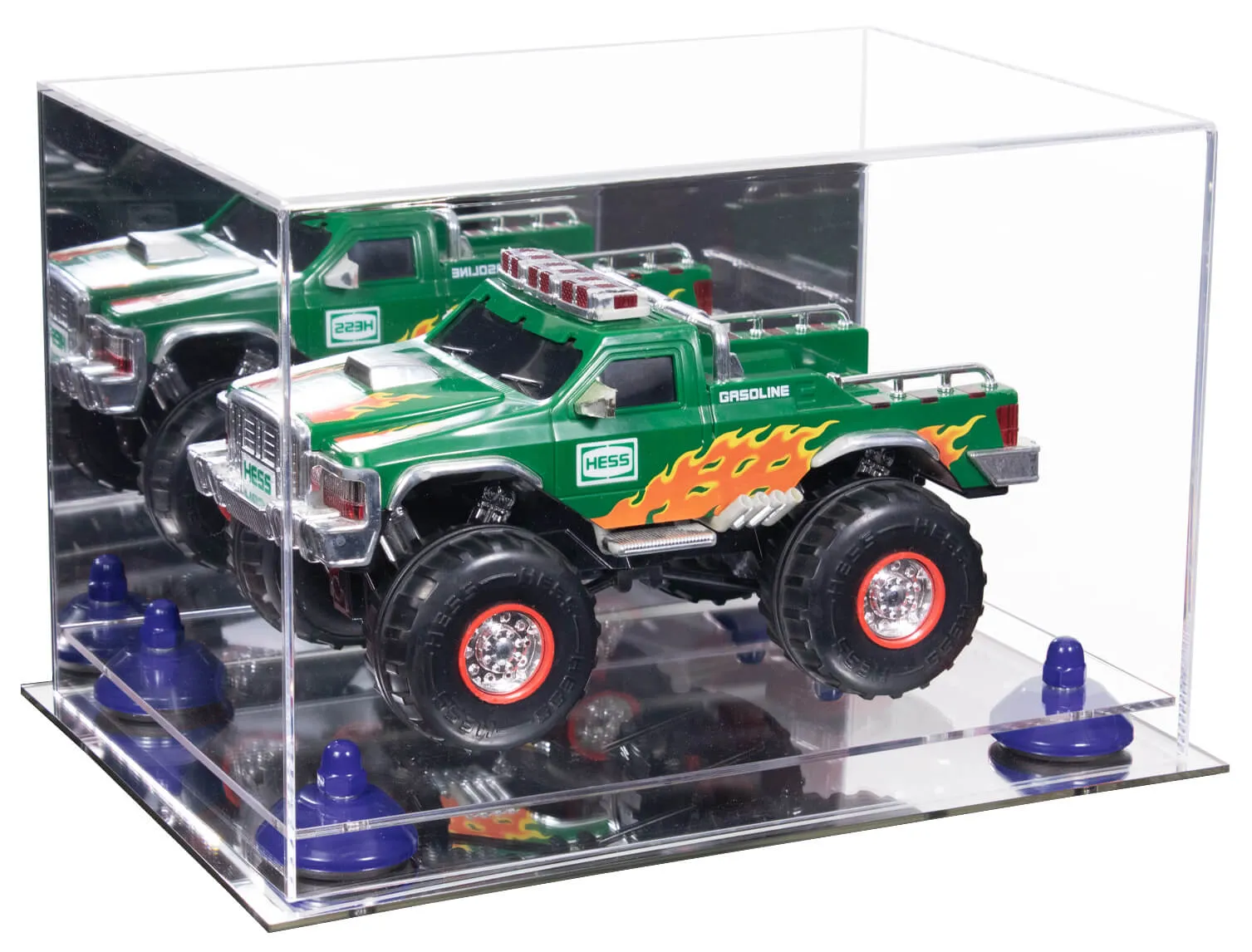 Acrylic Versatile Display Case 12 X 8.25 X 8 - Mirror no Wall Mounts (V41/A004)