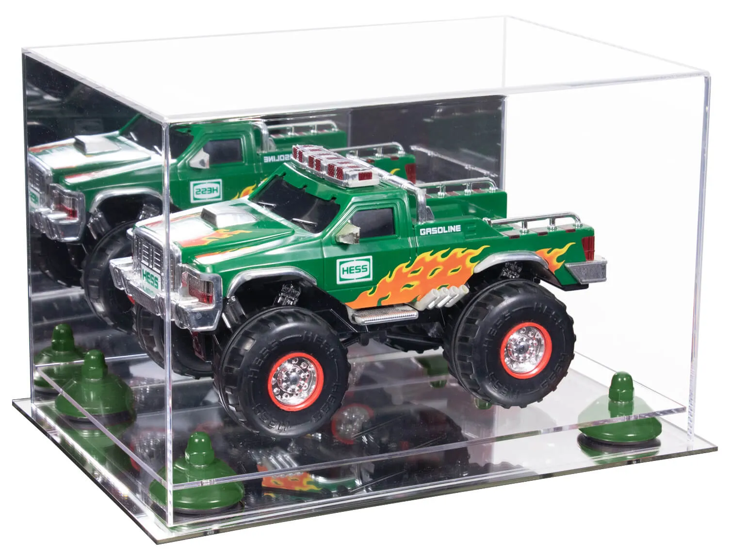 Acrylic Versatile Display Case 12 X 8.25 X 8 - Mirror no Wall Mounts (V41/A004)