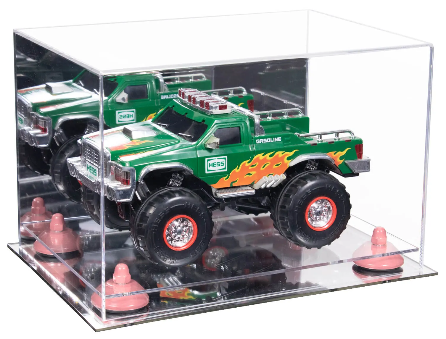 Acrylic Versatile Display Case 12 X 8.25 X 8 - Mirror no Wall Mounts (V41/A004)