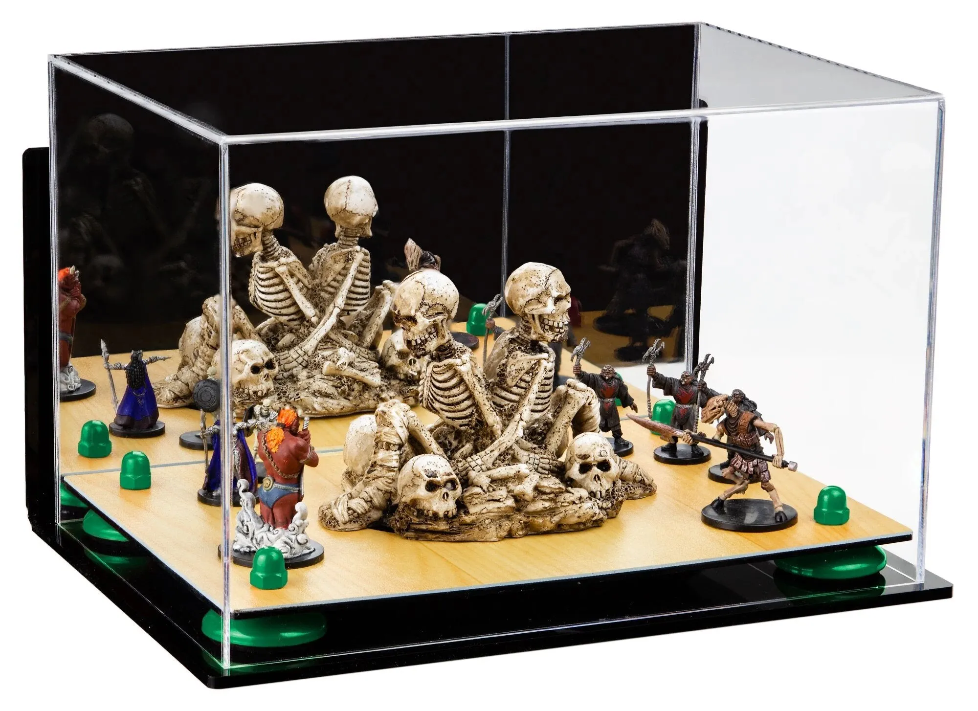 Acrylic Versatile Display Case 12 X 8.25 X 8 - Mirror Wall Mounts (V41/A004)