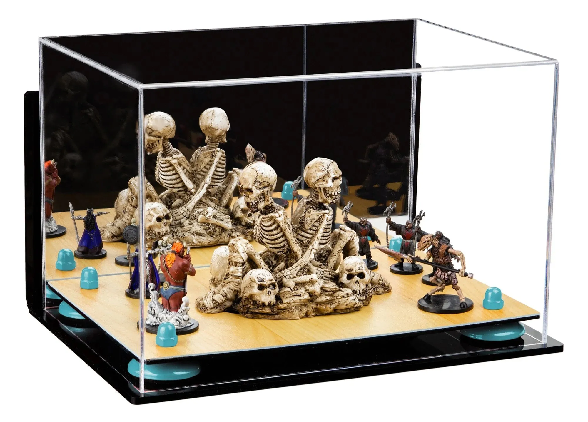 Acrylic Versatile Display Case 12 X 8.25 X 8 - Mirror Wall Mounts (V41/A004)