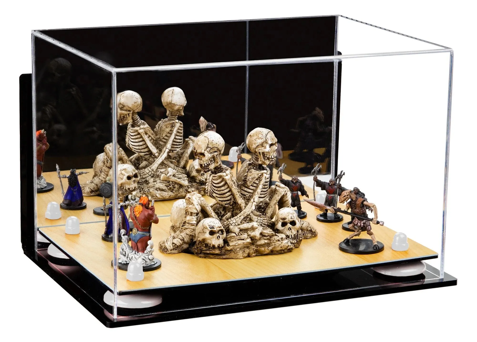 Acrylic Versatile Display Case 12 X 8.25 X 8 - Mirror Wall Mounts (V41/A004)