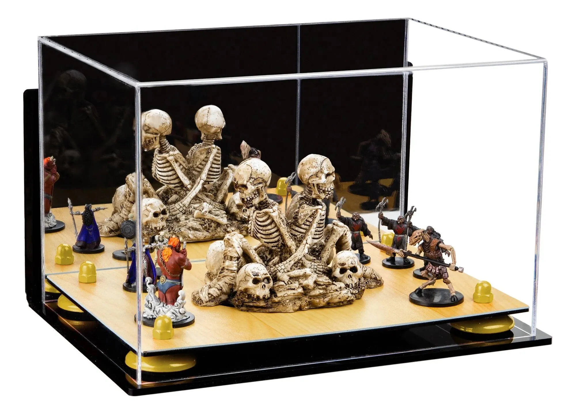 Acrylic Versatile Display Case 12 X 8.25 X 8 - Mirror Wall Mounts (V41/A004)