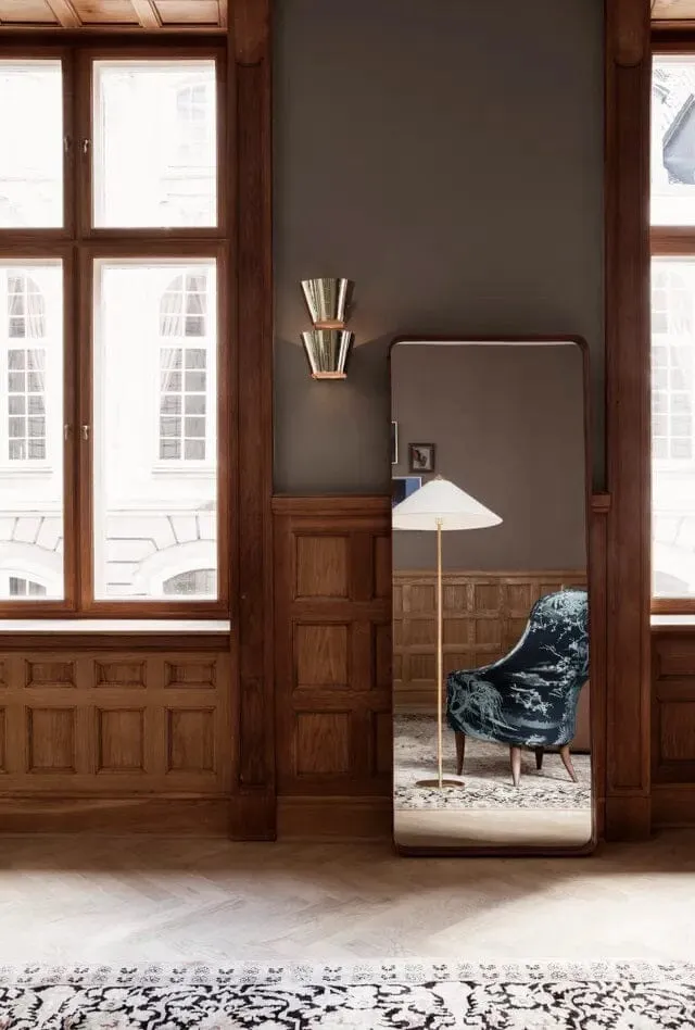 Adnet Rectangulaire Mirror
