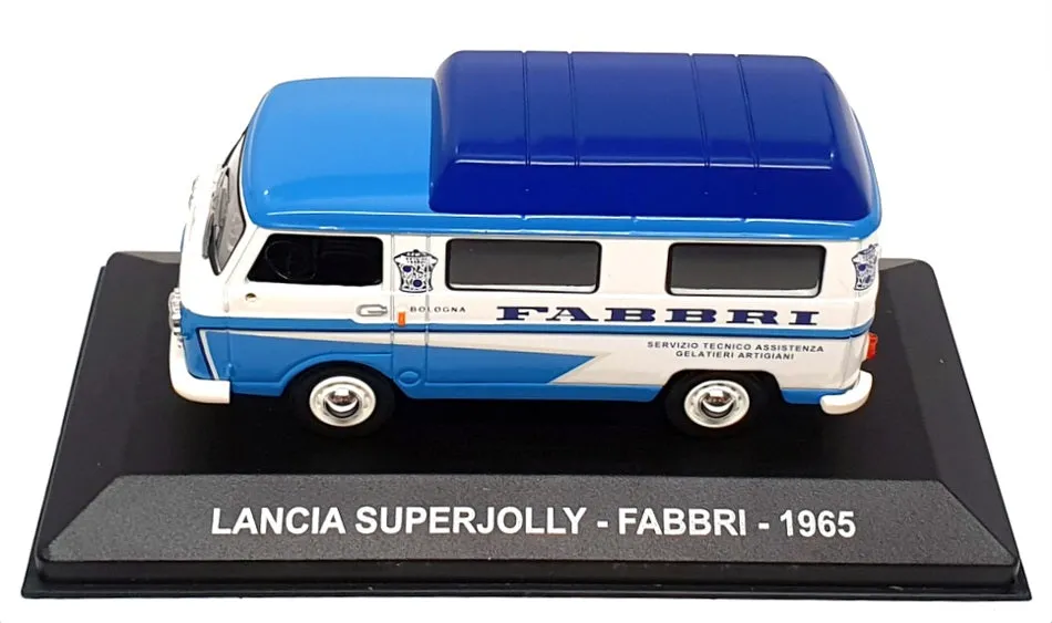 Altaya 1/43 Scale 19624M - 1965 Lancia Superjolly Minibus (Fabbri) Blue/White