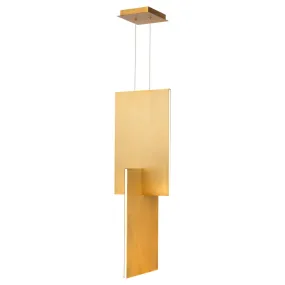 Amari 11in LED Mini Pendant 3000K in Aged Brass