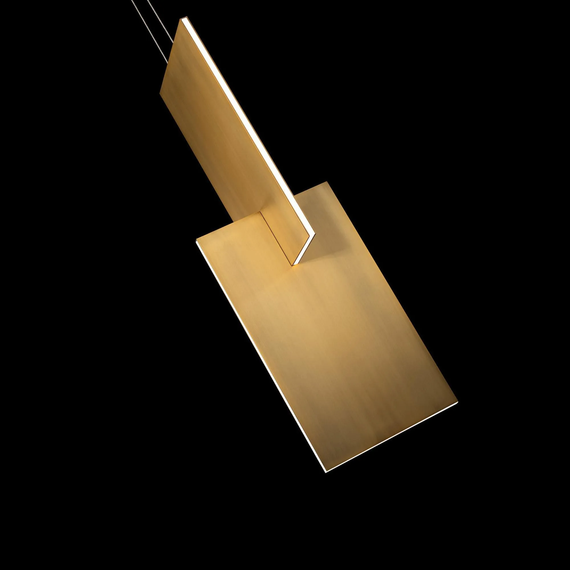 Amari 11in LED Mini Pendant 3000K in Aged Brass