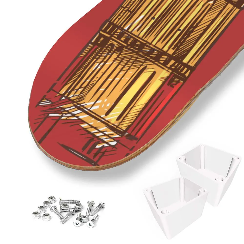 Astounding London Skateboard Wall Art