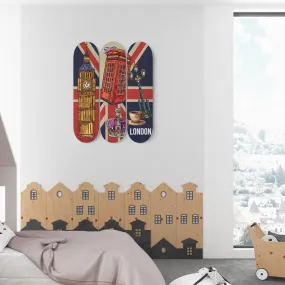 Astounding London Skateboard Wall Art