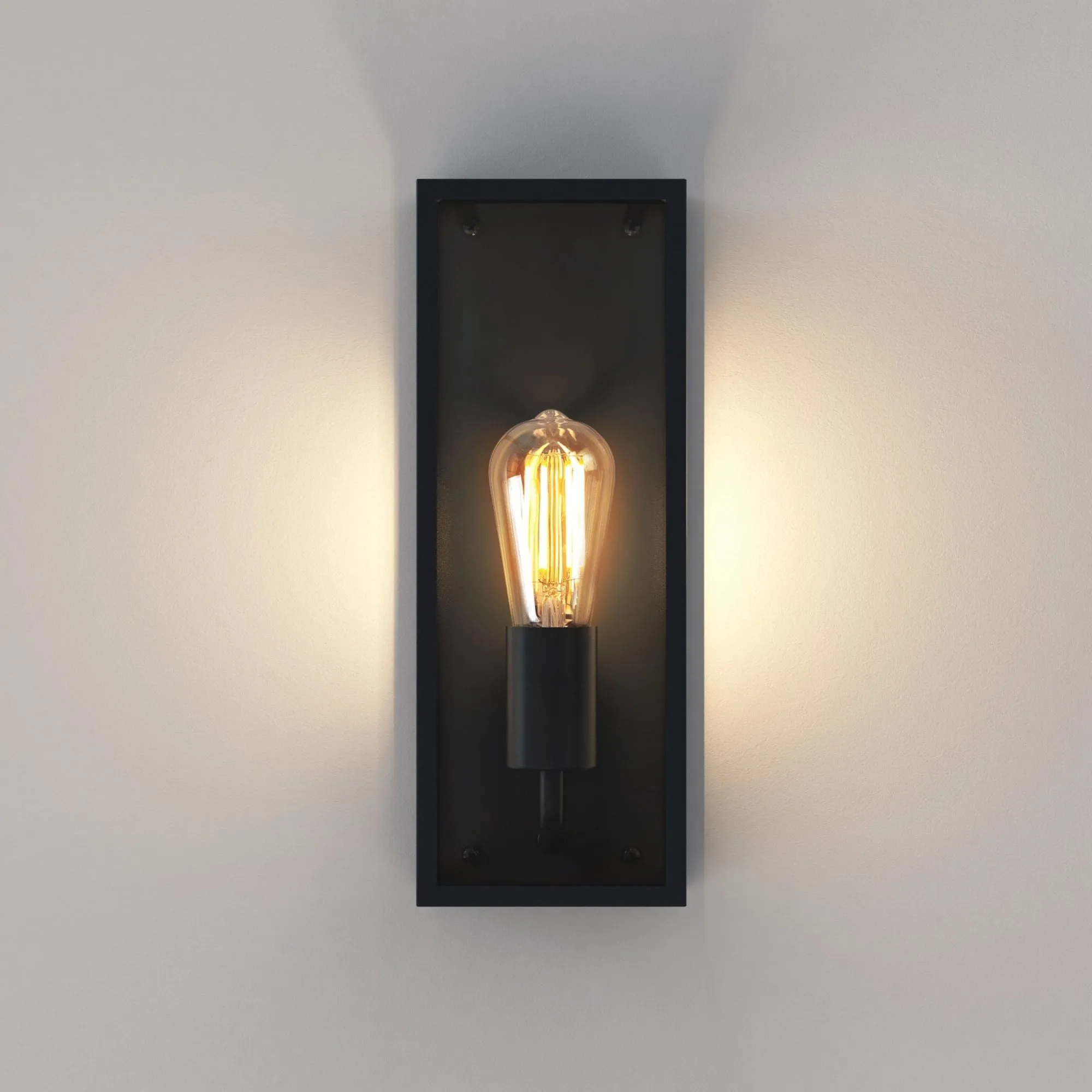 Astro 1183029 | Messina 130 Outdoor Wall Light | Textured Black Finish