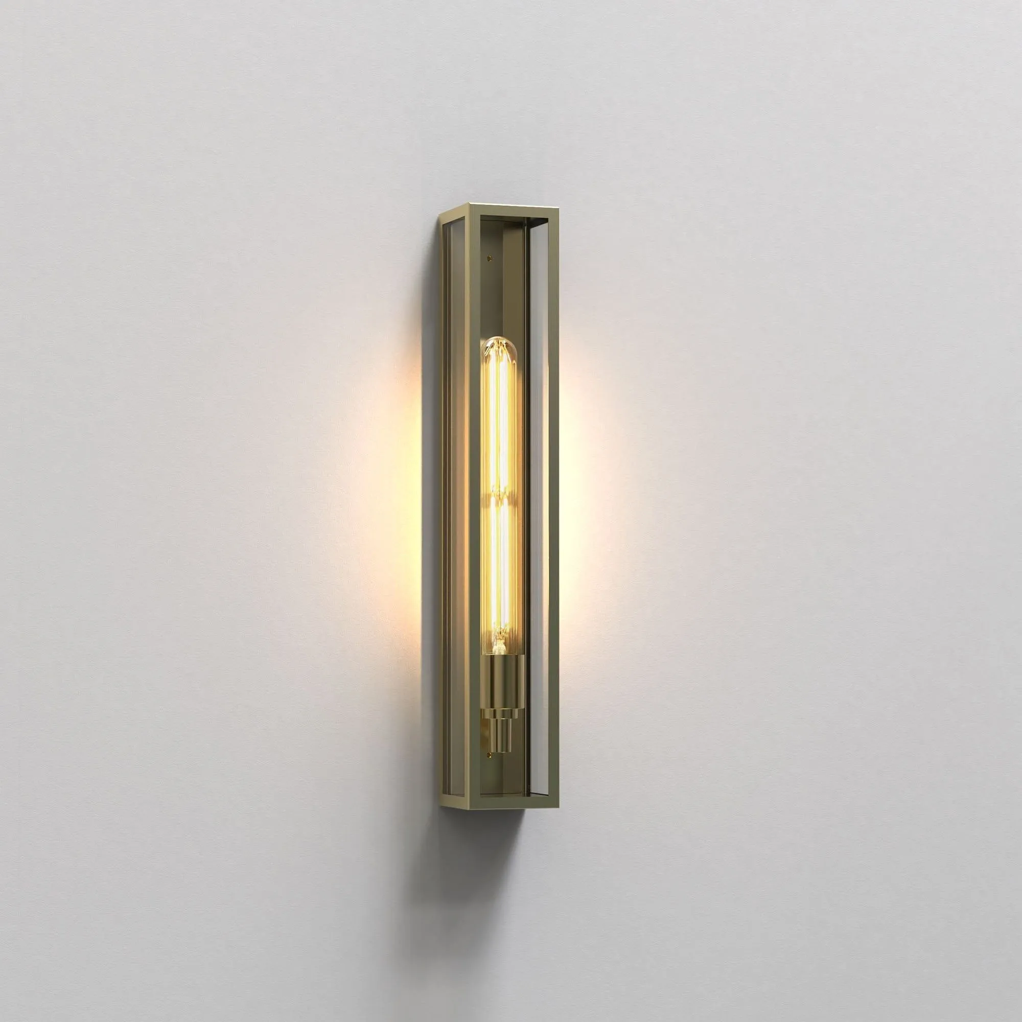 Astro 1402006 Harvard Coastal 500 Outdoor Wall Light Natural Brass