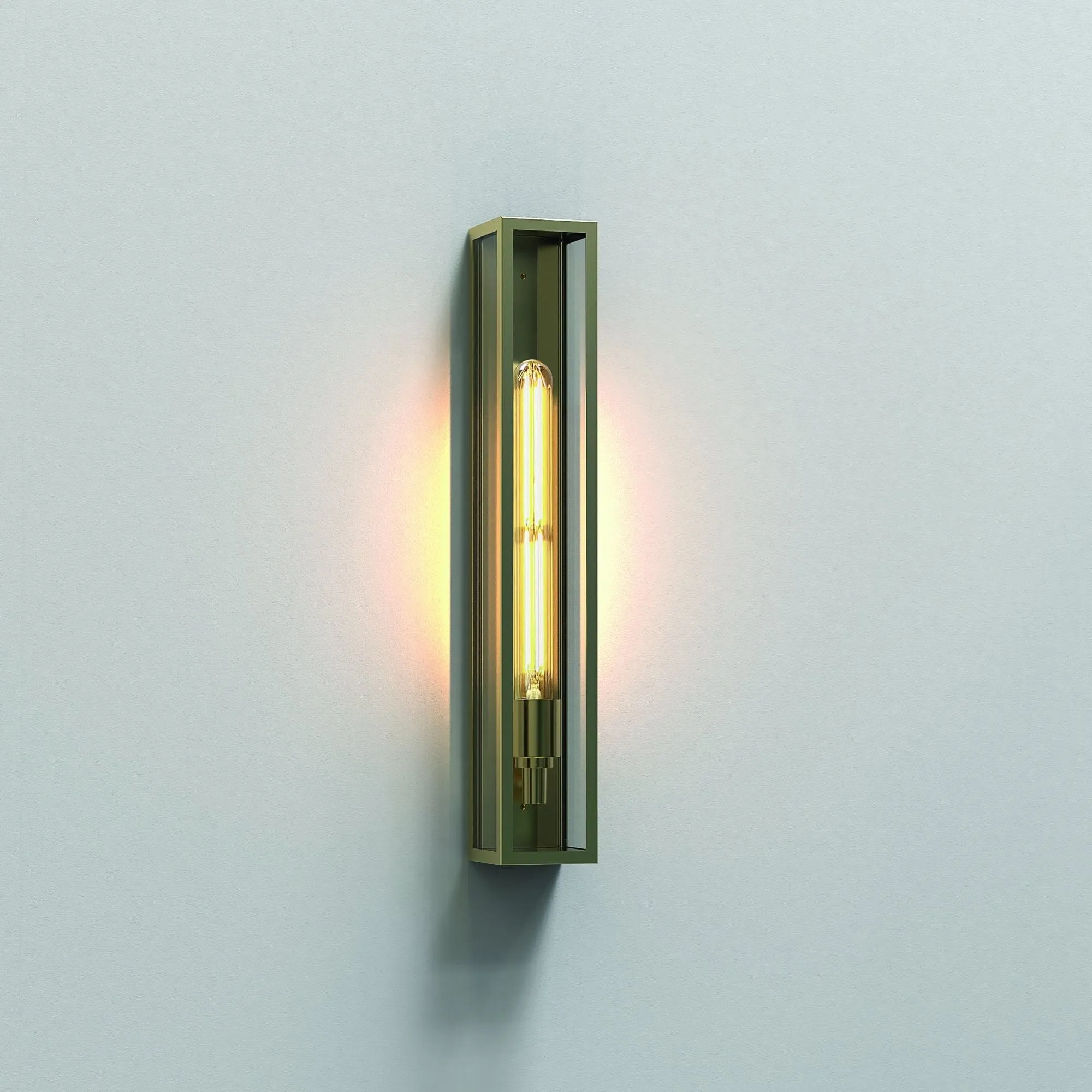 Astro 1402006 Harvard Coastal 500 Outdoor Wall Light Natural Brass