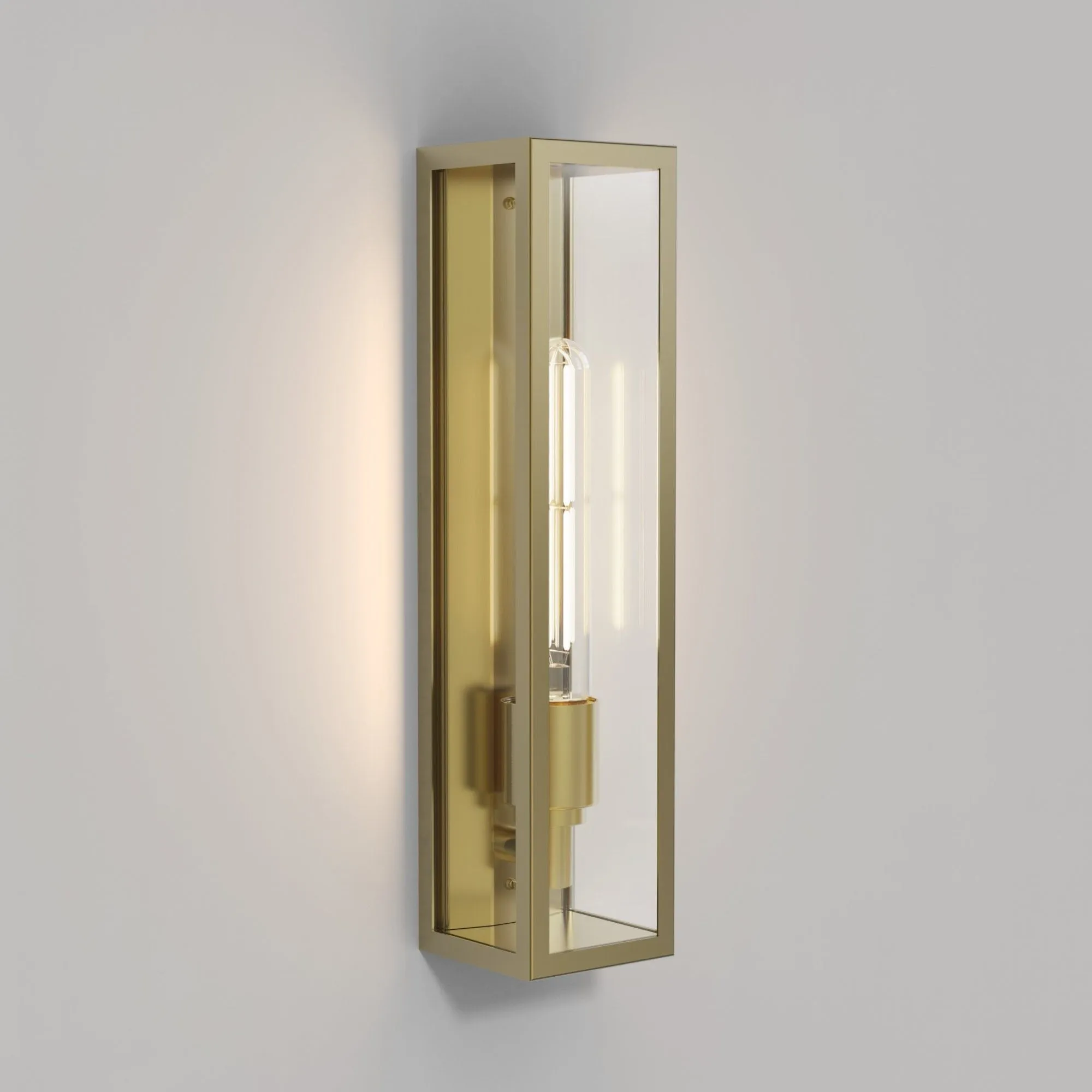 Astro 1402007 Harvard Coastal Outdoor Wall Light Natural Brass