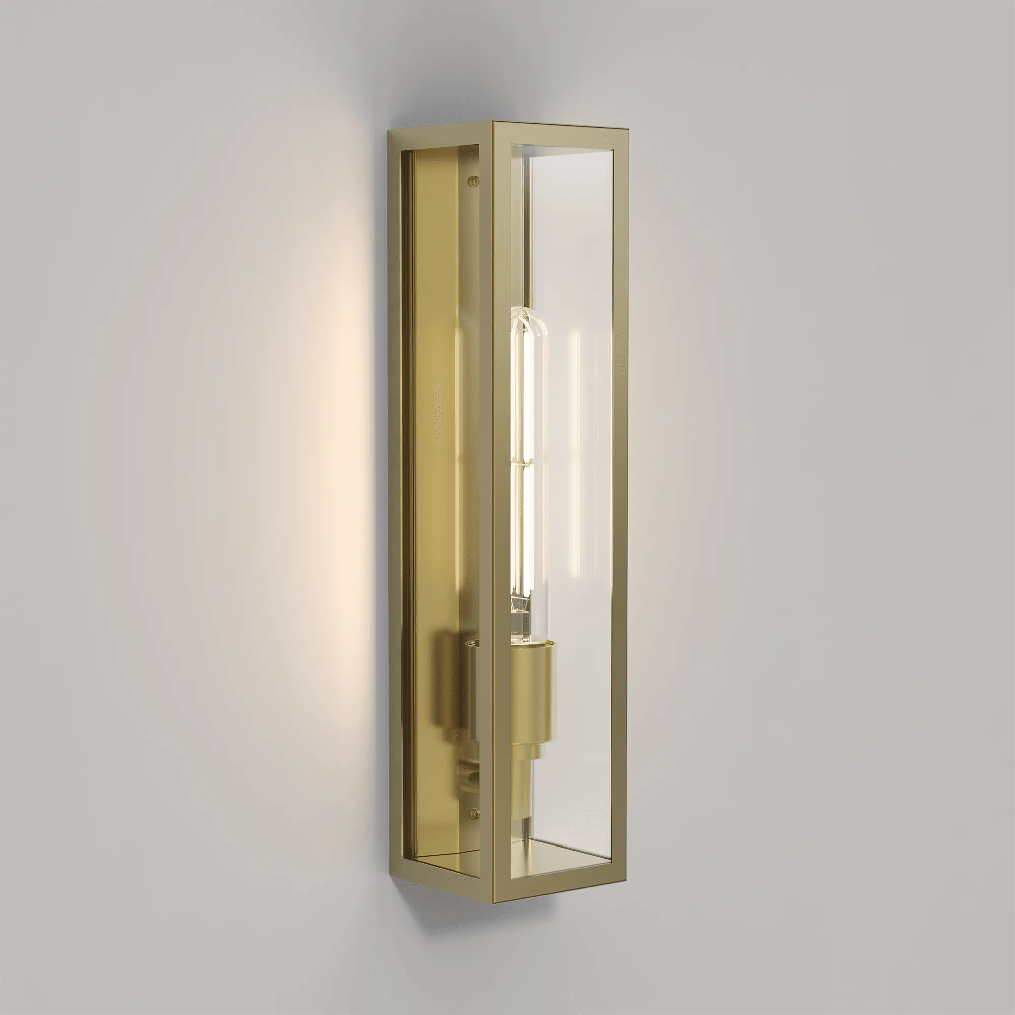 Astro 1402007 Harvard Coastal Outdoor Wall Light Natural Brass