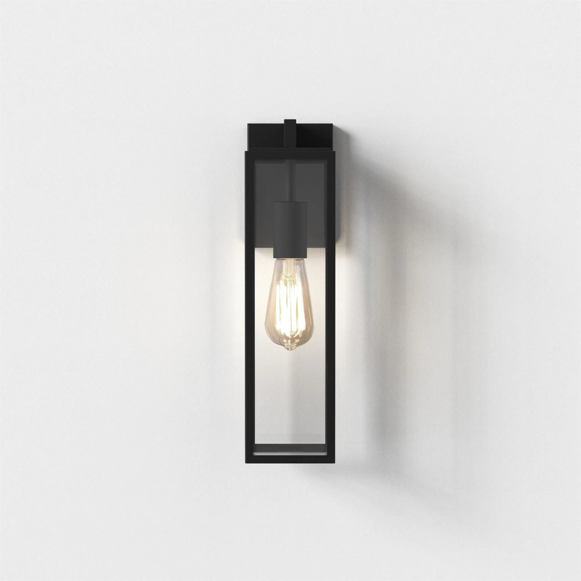 Astro  1402011 Harvard Lantern Outdoor Wall Light Textured Black