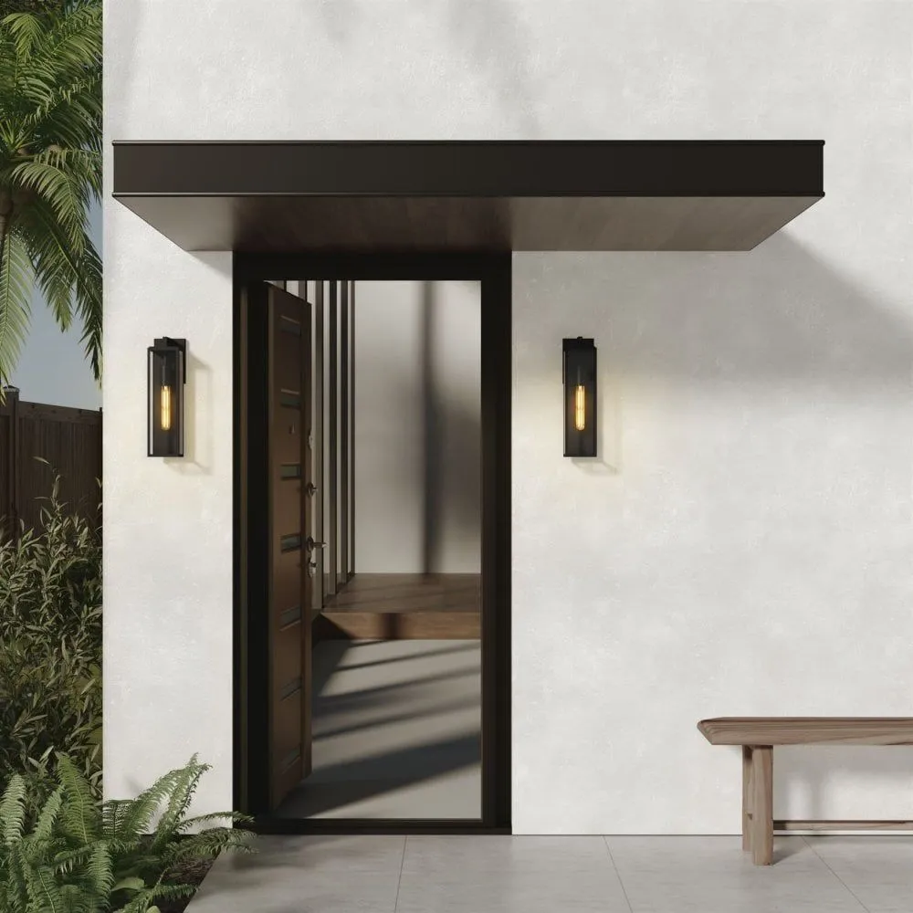 Astro  1402011 Harvard Lantern Outdoor Wall Light Textured Black