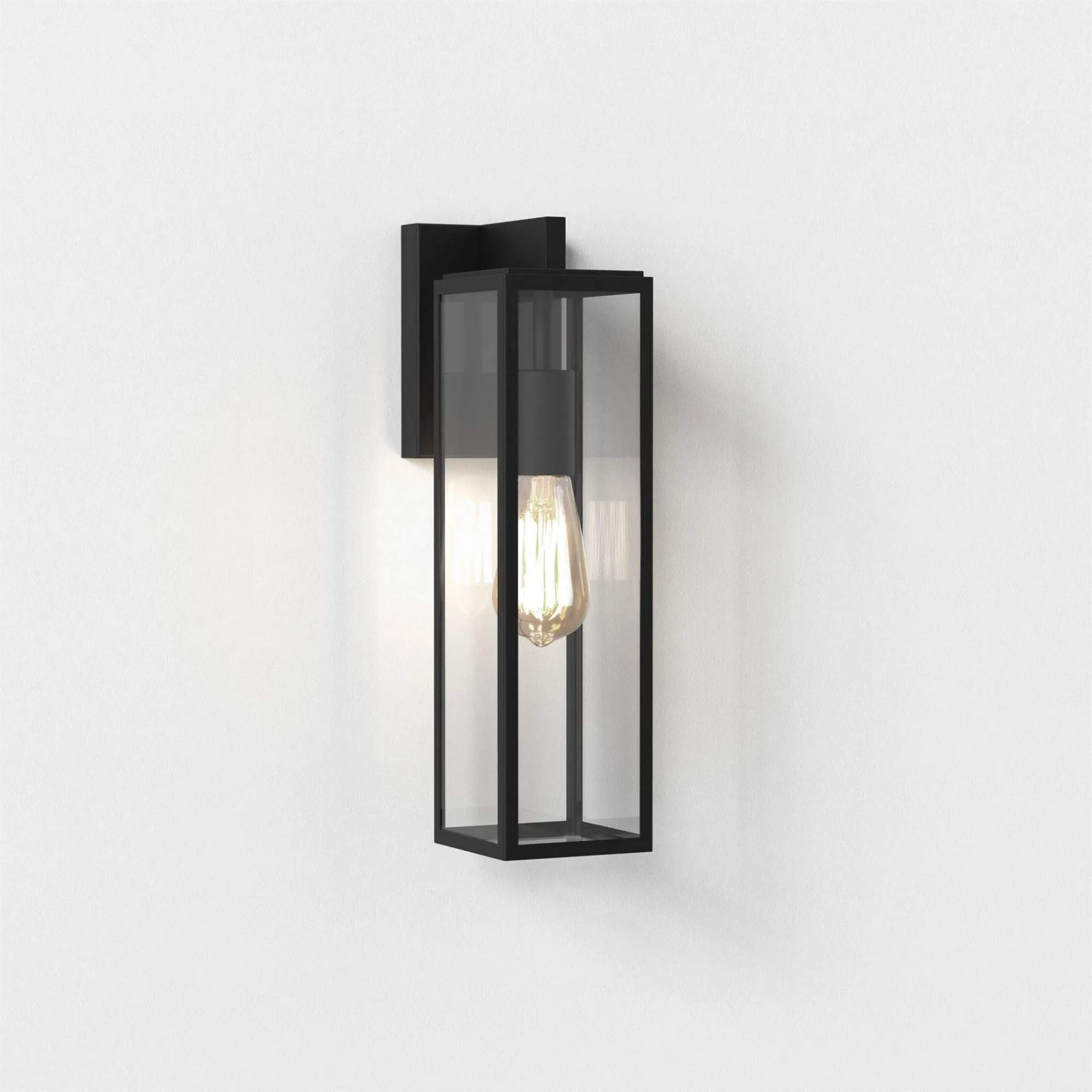 Astro  1402011 Harvard Lantern Outdoor Wall Light Textured Black