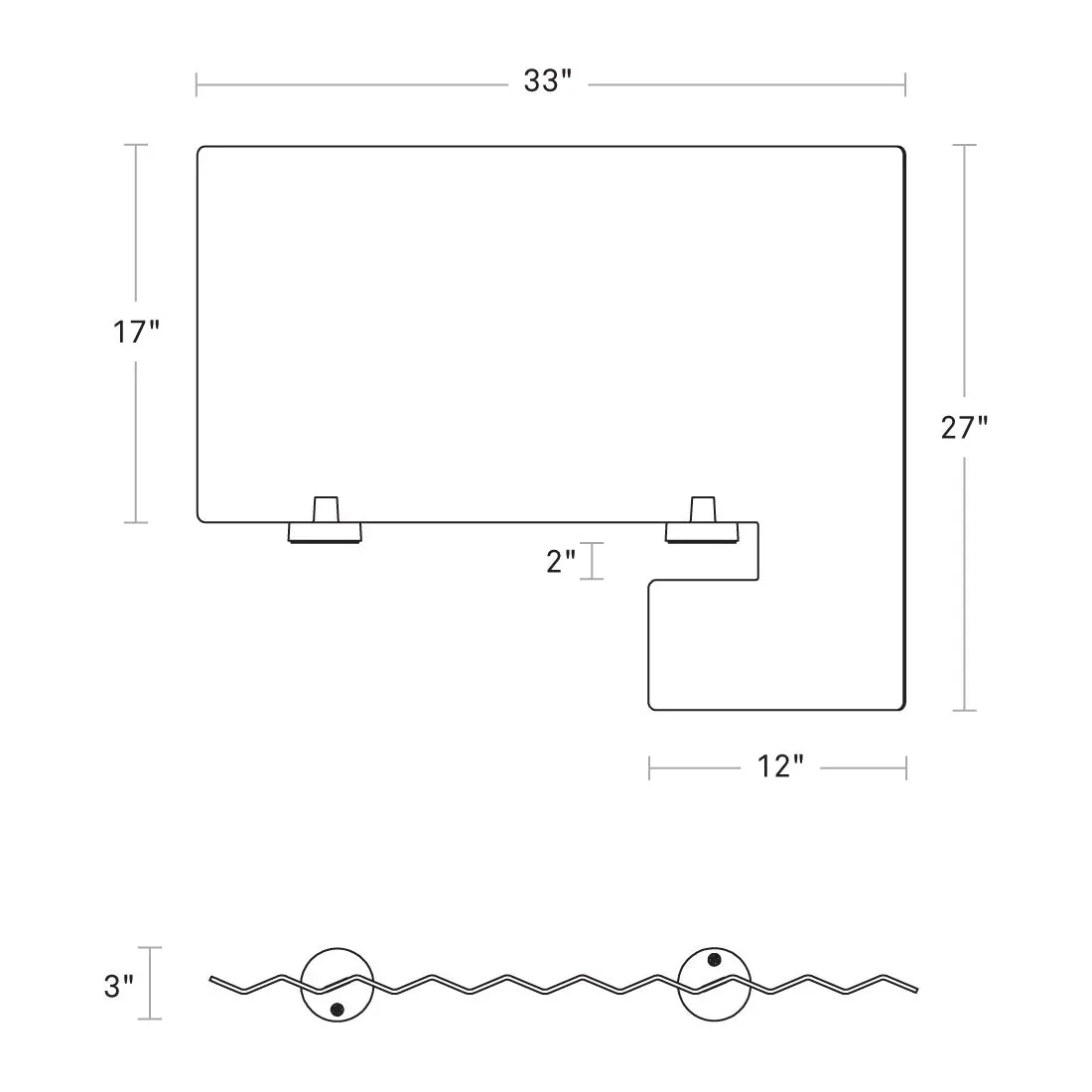 Basis Overhang Privacy Panel