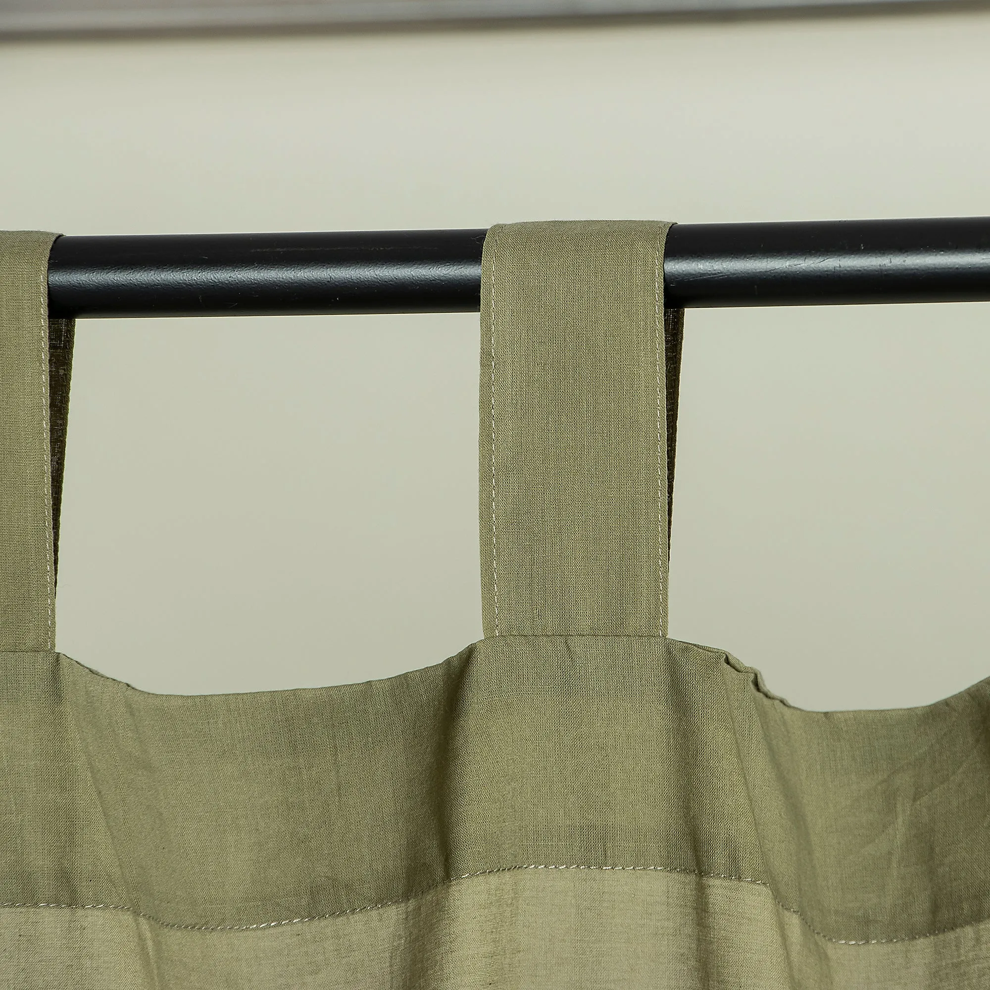 Best Quality Cotton Olive Green Curtains