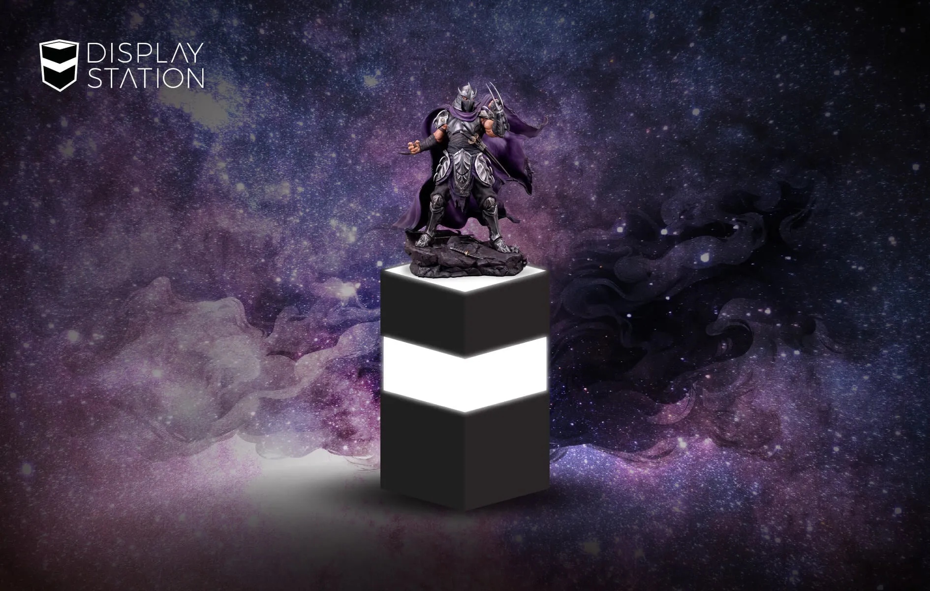 Black Light-Up Pedestal by DisplayStation